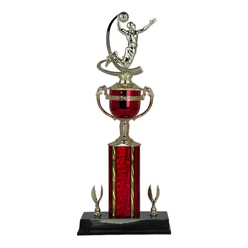 Trofeo de Tubo con Figura Serie 442 de Baloncesto